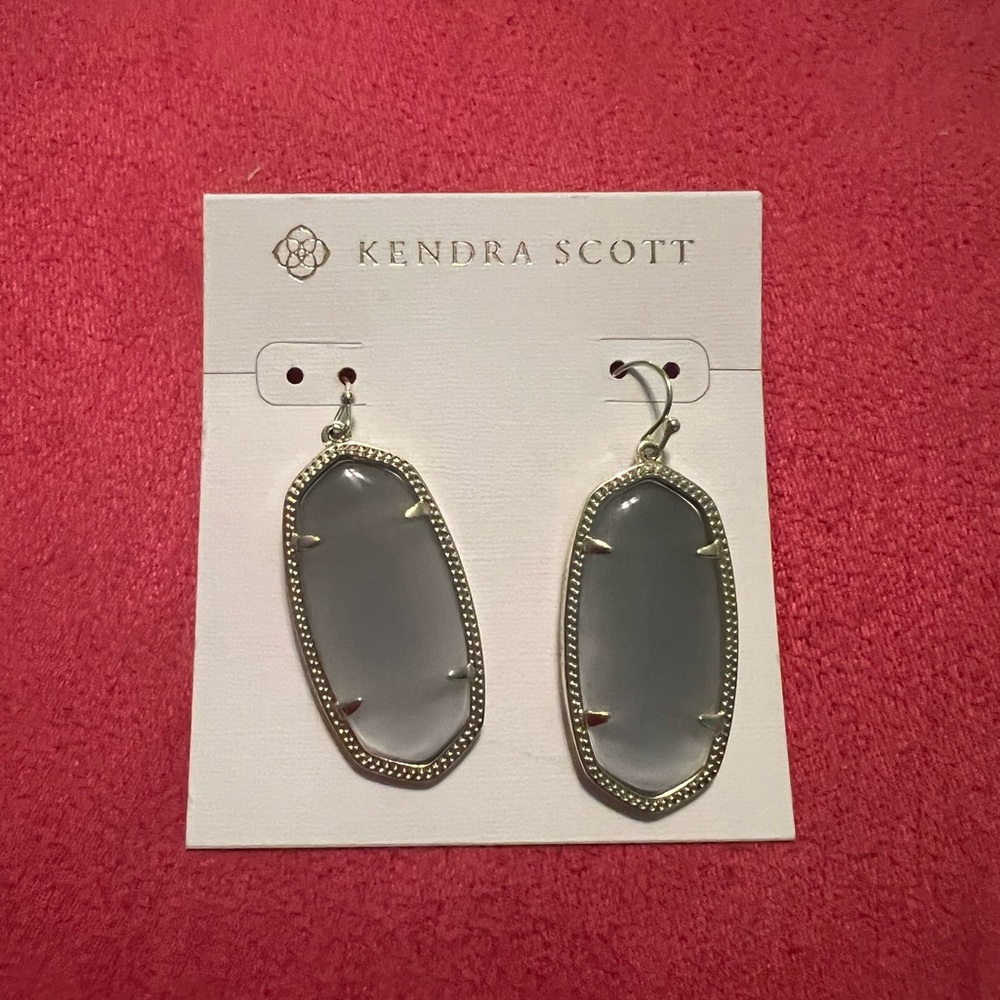 Kendra Scott Elle Earrings Slate/Gold